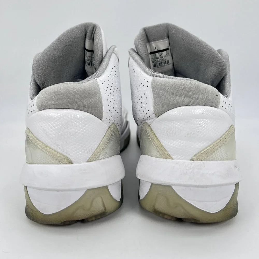 Nike Air Jordan 2010 Dwayne Wade Men Size 11 Shoes White Grey 415093-103